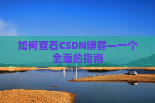 如何查看CSDN博客—一个全面的指南